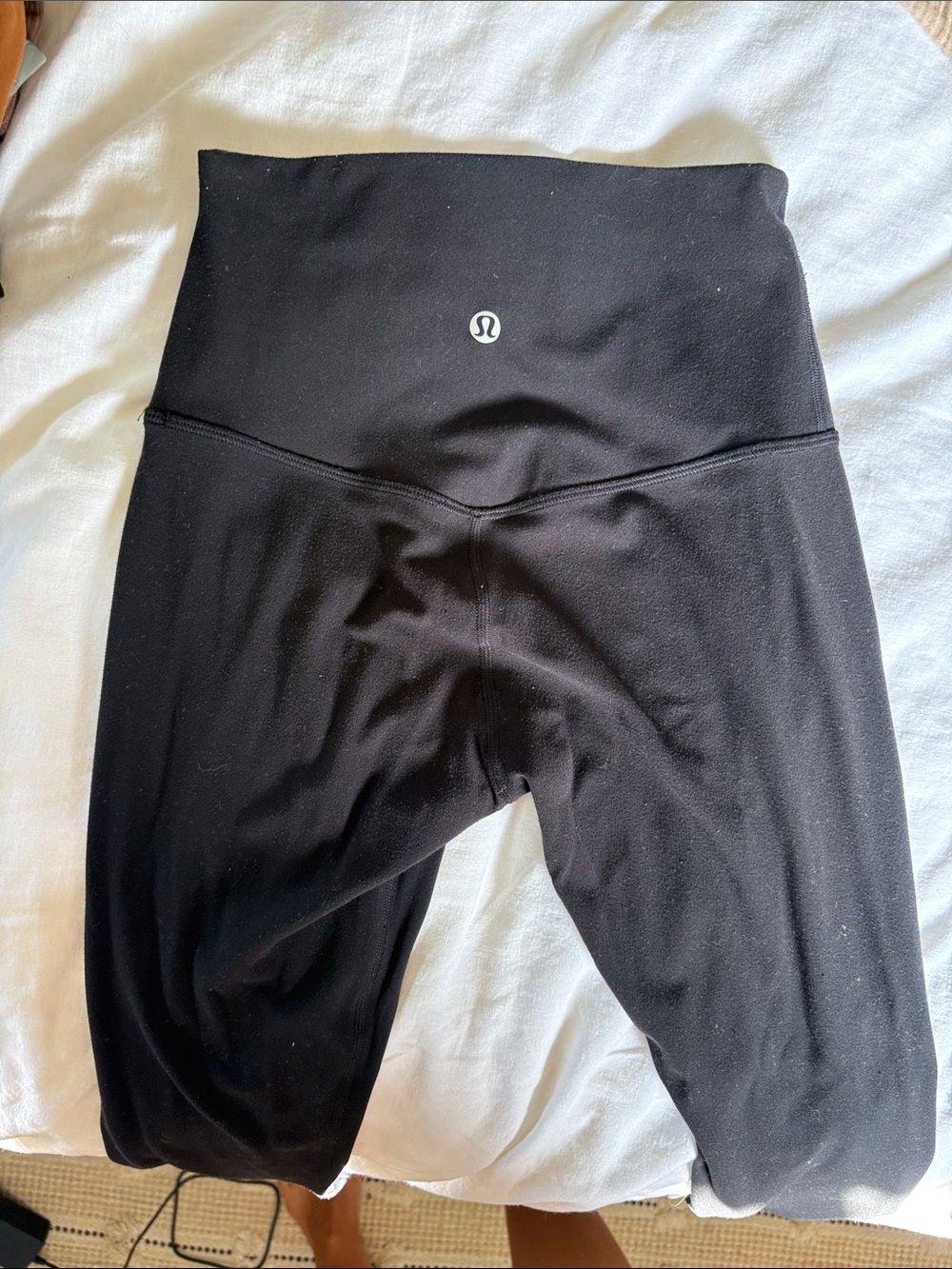 lululemon athletica Align Black High-Waist Leggings 3/4 length